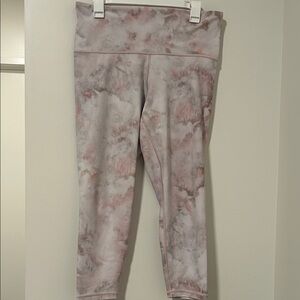 Athleta Elation 7/8 Tight Size 1X Pink White